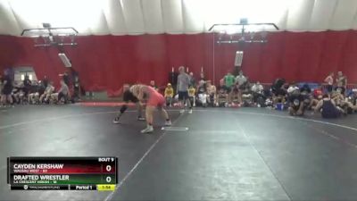 285 lbs Placement Matches (8 Team) - Cayden Kershaw, Wausau West vs Drafted Wrestler, La Crescent Hokah