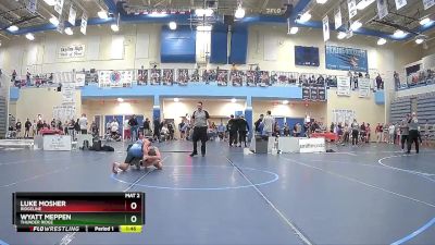 98 lbs Quarterfinal - Luke Mosher, Ridgeline vs Wyatt Meppen, Thunder Ridge