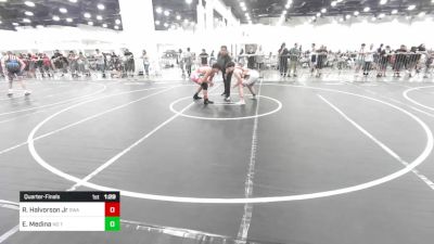 165 lbs Quarterfinal - Richard Halvorson Jr, Swamp Monsters vs Emmanuel Medina, No Team