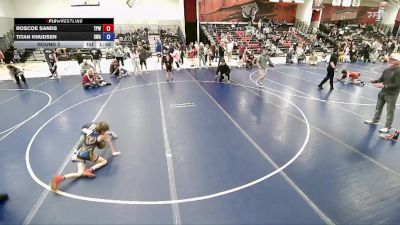 52-55 lbs Round 3 - Roscoe Sands, Team Prestige Wrestling vs Titan Knudsen, Sanderson Wrestling Academy