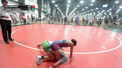 107 lbs Rr Rnd 3 - Ella Shephard, Valebound Wrestling Club - HSG vs Cassidy O`Connell, Team RJN Green - HSG