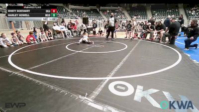 43 lbs Rr Rnd 2 - Rhett Soetaert, Oklahoma Strong-Blue 9U vs Harley Howell, MOJO Mulisha 9U
