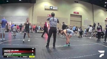 105 lbs Round 1 (4 Team) - Bronson Shinkonis, Death Squad vs Justice Milligan, Illinois KIA