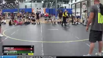 117 lbs Finals (8 Team) - Jeremy Huf, Team Gotcha Blue vs Chris Campbell, Attrition Wrestling