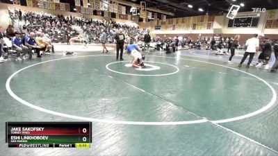 150 lbs Cons. Round 3 - Jake Sakofsky, Torrey Pines vs Eshi Linkhoboev, San Marino