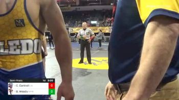 157 lbs Semifinal - Chad Cantrell, Liberty University vs Bryson Woody, The Apprentice School