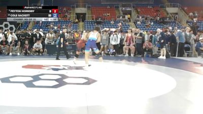 150 lbs Champ. Rd Of 32 - Peyton Hornsby, Indiana vs Cole Sackett, Missouri