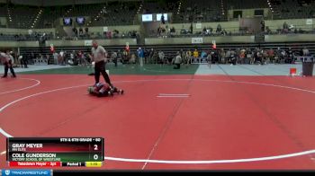 60 lbs Round 5 - Gray Meyer, Mn Elite vs Cole Gunderson, Victory School Of Wrestling