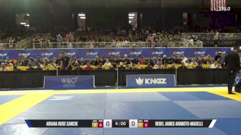 Rebel James Arimoto-Maselli vs Ariana Rose Cancik 2026 Pan Kids Jiu-Jitsu IBJJF Championship