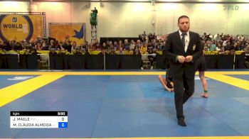 JULIA MAELE vs MARIA CLÁUDIA ALMEIDA SILVA 2023 World IBJJF Jiu-Jitsu No-Gi Championship