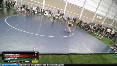 92 lbs Cons. Round 2 - Deklynd Harris, Stout Wrestling Academy vs Logan Krenz, Hawk WC