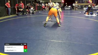 250 lbs Round Of 16 - Logan Dieterich, Wayne Highlands vs Tommy Wuycheck, Seneca Valley