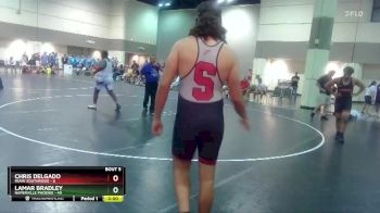 220 lbs Round 2 (6 Team) - Chris Delgado, Miami SouthRidge vs Lamar Bradley, Naperville Phoenix