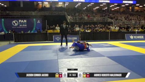 Andres Roberto Maldonado vs Jaxson Connor Jacobo 2025 Pan Kids Jiu-Jitsu IBJJF Championship