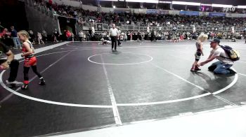 43 lbs Consolation - Karsyn Dibiase, Gulf Coast WC vs Berkley Keever, Rams WC