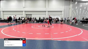 56 lbs Final - Daniel Yun, Ga vs Andrew Zuercher, Oh