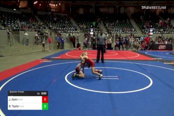 60 lbs Quarterfinal - Jace Keim, Heat vs Braxtyn Taylor, Clinton Youth Wrestling