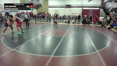 285 lbs Quarters - Hudson Buchan vs Jake Simpkins, White Bear Lake Wrestling