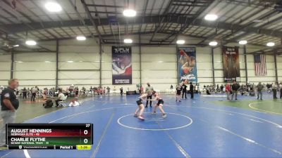 110 lbs Rd# 5- 3:45pm Friday Final Pool - August Hennings, Nebraska Elite vs Charlie Flythe, NCWAY National Team