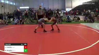 72 lbs Semifinal - Jeremiah Castillo, Unattached vs Maxwell Bradley, Metro Mat Club