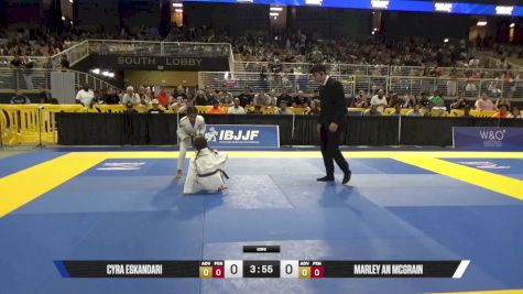 Marley An McGrain vs Cyra Eskandari 2025 Pan Kids Jiu-Jitsu IBJJF Championship