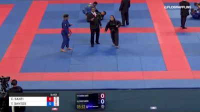 CARINA SANTI vs THAIS SANTOS 2018 Abu Dhabi Grand Slam Rio De Janeiro