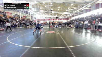 190 lbs Round Of 16 - Isaac Sydnor, Catholic Memorial vs Mateus Dalton, Xaverian