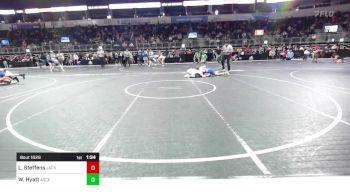 122 lbs Quarterfinal - Luke Steffens, Jackson County Wrestling vs Wesley Hyatt, Ascension Titans