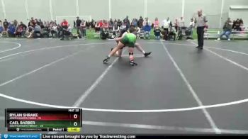 182 lbs Placement Matches (8 Team) - Cael Barber, South Dakota Frenzy vs Rylan Shrake, South Dakota Mania