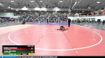 101 lbs Quarterfinal - Sterling Dias, Unattached vs Emma Cochran, Grand View