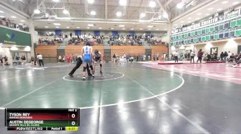 150 lbs Quarterfinal - Tyson Rey, Rancho Bernardo vs Austin DeGeorge, Granite Hills (El Cajon)