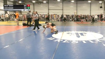 64 lbs Round 4 - 2:15pm Saturday - John Reimer, Michigan S.W.A.T vs Wiley Derby, Minnesota Funky Singlets