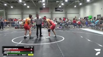 140 lbs Cons. Round 2 - Jayden Heronemus, Liberal vs Armando Garcia, Dodge City