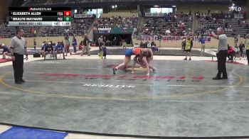 152 lbs Semifinal - Elizabeth Allen, Fort Campbell vs Bralyn Maynard, Pike County Central