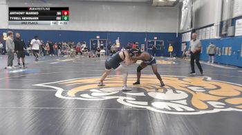 174 lbs 3rd Place - Anthony Marino, Johnson & Wales (RI) vs Tyrell Newmann, Roger Williams
