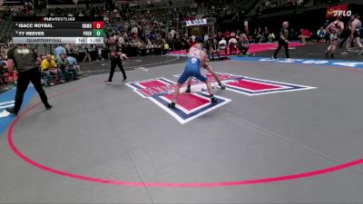 132-5A Quarterfinal - Ty Reeves, Poudre vs Isacc Roybal, Rocky Mountain High School