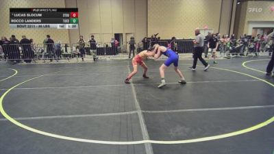 86 lbs Semifinal - Lucas Slocum, Stout Wrestling Academy vs Rocco Landers, Tucson Cyclones