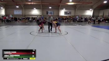 115 lbs Cons. Round 3 - Parker Mann, Grand Haven vs Anna Tsirambidis, North Royalton