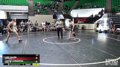 217 lbs Semifinals (8 Team) - Carter Livingston, Jasper vs Luke Calfee, Scottsboro