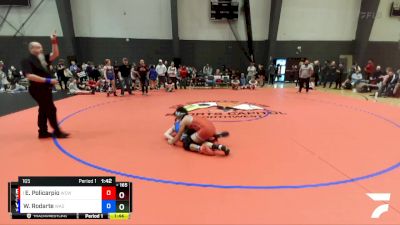 165 lbs Round 2 - Eli Policarpio, White Center Warriors Wrestling Club vs Wyatt Rodarte, Washington