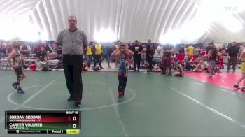68 lbs Round 4 (8 Team) - Carter Vollmer, Alpha Elite vs Jordan Skodak, Backyard Brawlers