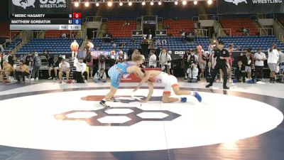 215 lbs Champ. Rd Of 16 - Meric Hagarty, Iowa vs Matthew Gorbatuk, New Jersey