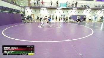 150 lbs Cons. Semi - CARTER HOWARD, Neosho Wrestling vs Dru Thomas, Liberty North