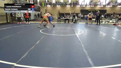 285 lbs Champ. Round 2 - Lucas Feuerbach vs Travin Thomas, Iowa