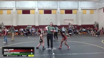 72 lbs Quarterfinal - Emmitt Patterson, Dixie Hornets vs Zech Ashby, Hard Rock