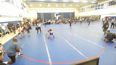 70 lbs Semifinal - Dylan Messiha, Monster Garage Wrestling Club vs Calvin Rucobo, Central Coast Most Wanted