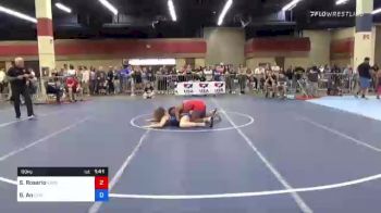 69 kg 3rd Place - Sage Rosario, Kansas vs Genevieve An, Level Up Wrestling Center