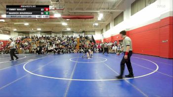 113 lbs 5th Place - Timmy Malley, Alvirne vs Maddox Boudreau, Salem