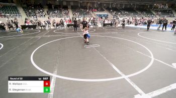 46 lbs Round Of 32 - Rowen Wallace, Collinsville Cardinal Youth Wrestling vs Riley Stegeman, R.A.W.