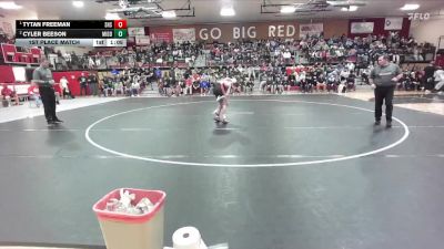 98 lbs 1st Place Match - Tytan Freeman, Shelley vs Cyler Beeson, Middleton